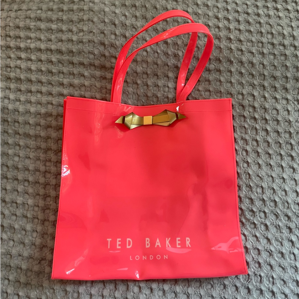 Ted Baker Large Pink Vinyl Bag
